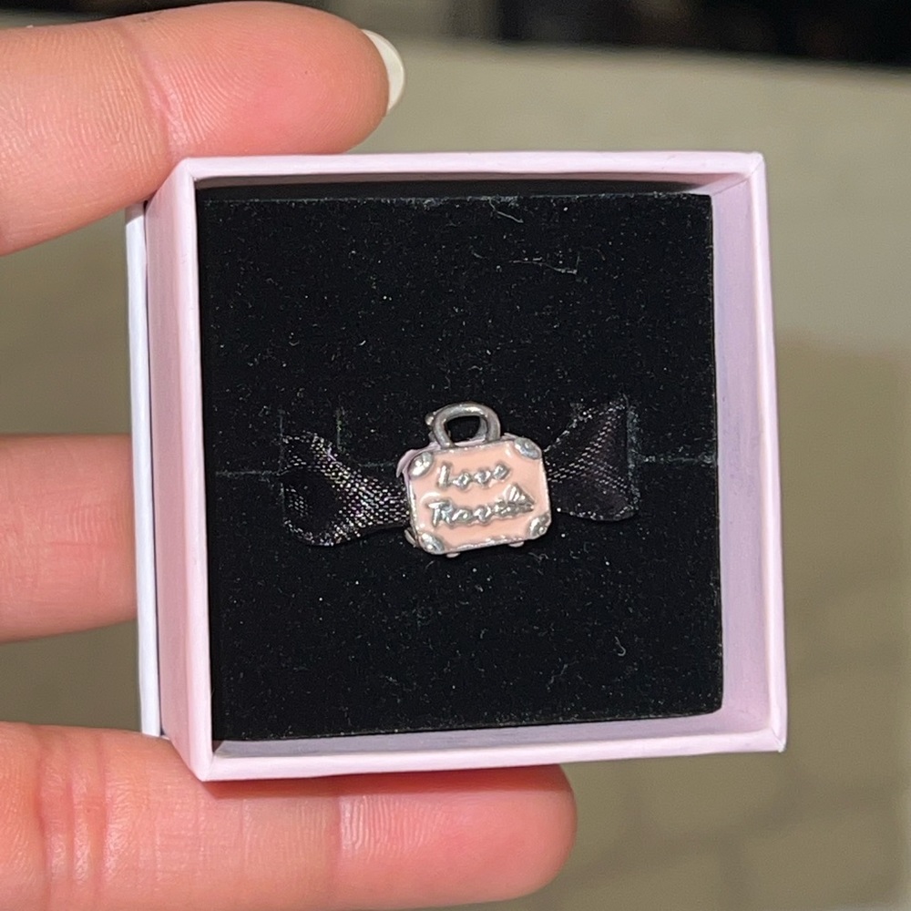 Pandora Pink Bag Charm
